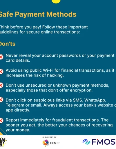 Safe Payment Method for Global Money Week